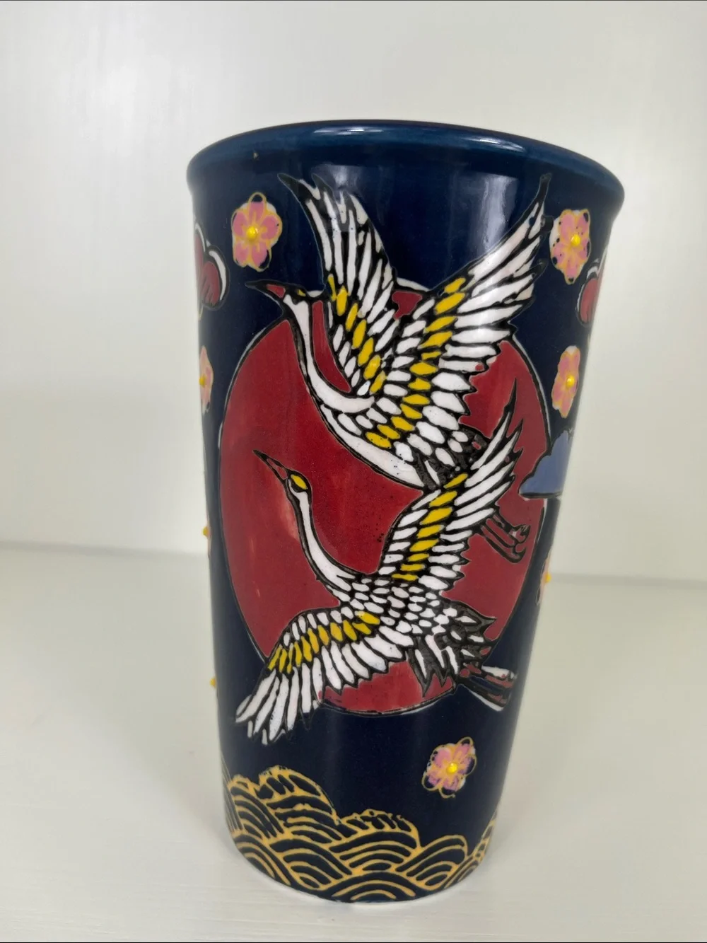 12 Oz. Double Wall Ceramic Tumbler Mug